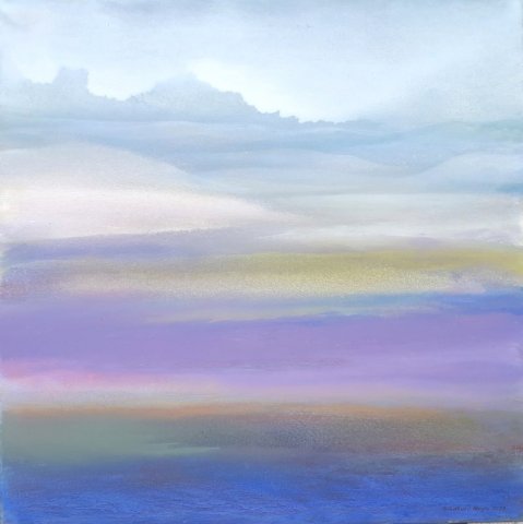 072. Melancholie, Acryl-Fluidtechnik